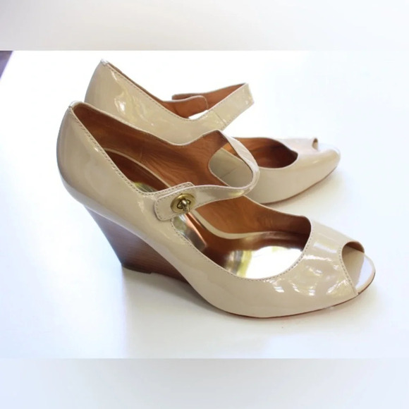 Coach Lessa peep toe wedges - Picture 7 of 13